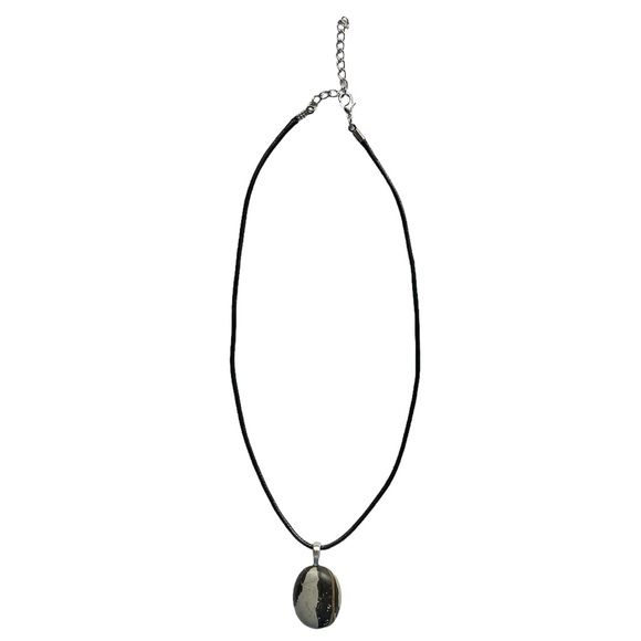 NEW African Jasper Pendant Choker Necklace - Picture 7 of 8